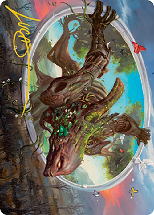 {A} Gaea's Will Art Card (Gold-Stamped Signature) [Modern Horizons 2 Art Series][GS AMH2 038]