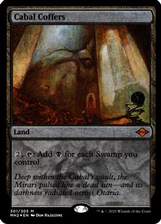 {R} Cabal Coffers (Foil Etched) (Foil) [Modern Horizons 2] [MH2 301]