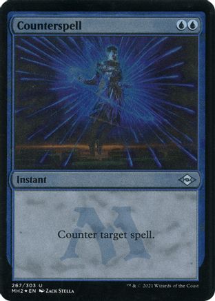 {C} Counterspell (Foil Etched) (Foil) [Modern Horizons 2] [MH2 267]