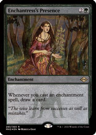 {R} Enchantress's Presence (Foil Etched) (Foil) [Modern Horizons 2] [MH2 283]