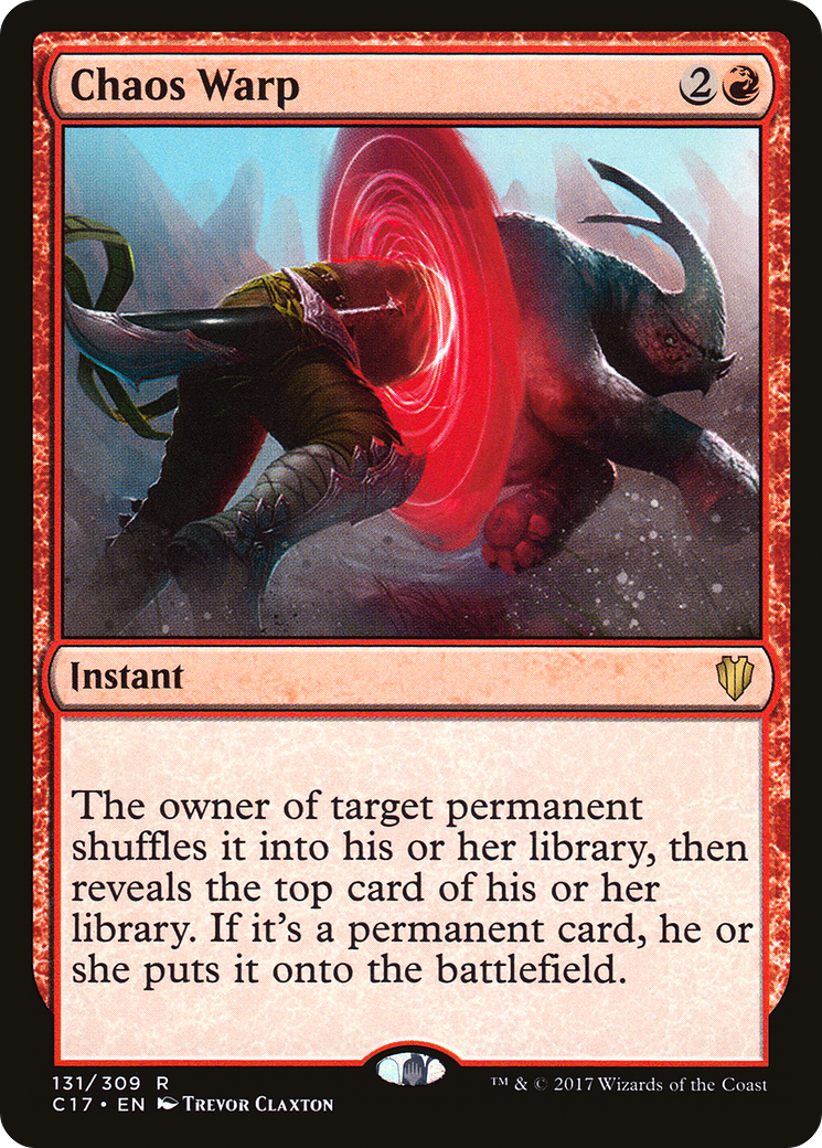 {R} Chaos Warp [Commander 2017][C17 131]