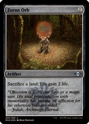 {C} Zuran Orb (Foil Etched) (Foil) [Modern Horizons 2] [MH2 300]