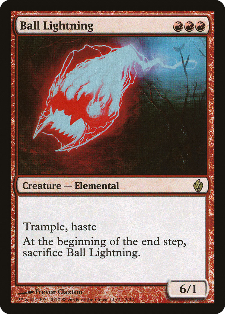 {R} Ball Lightning [Premium Deck Series: Fire and Lightning][PD2 012] - Misty Mountain Games