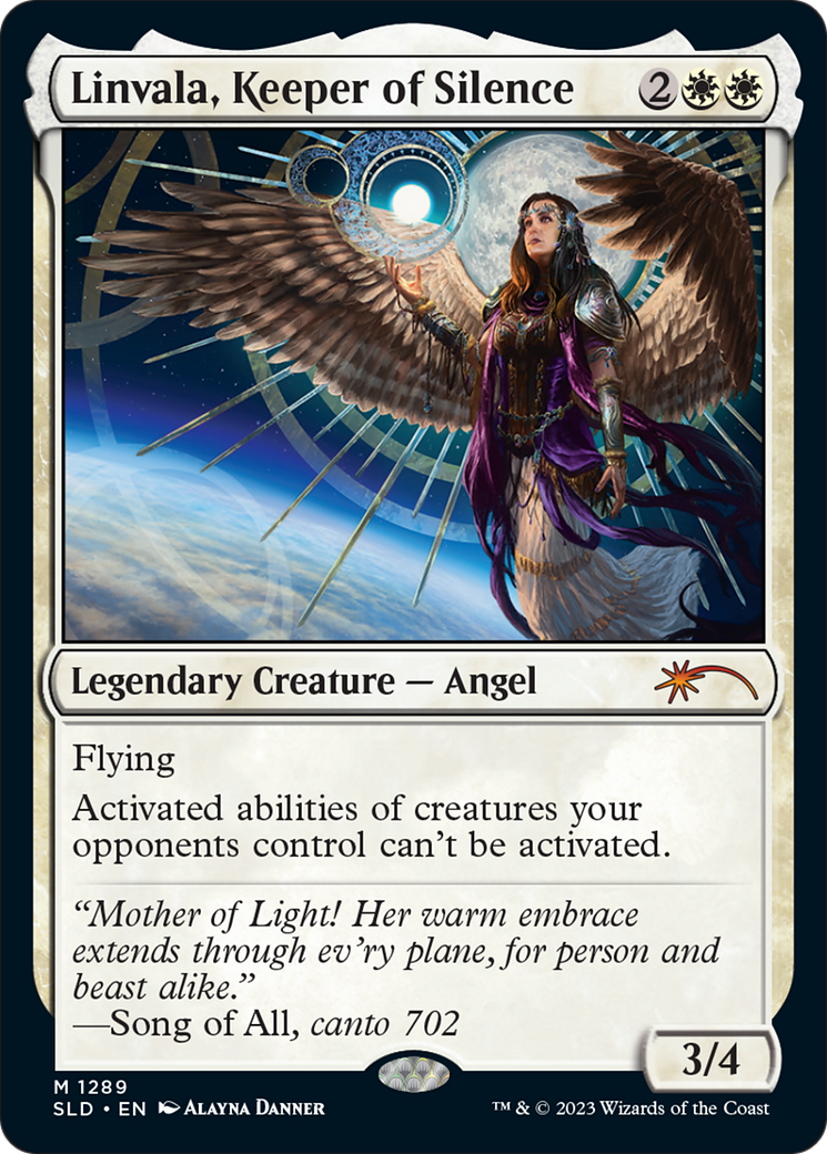 {R} Linvala, Keeper of Silence [Secret Lair Drop Series][SLD 1289]