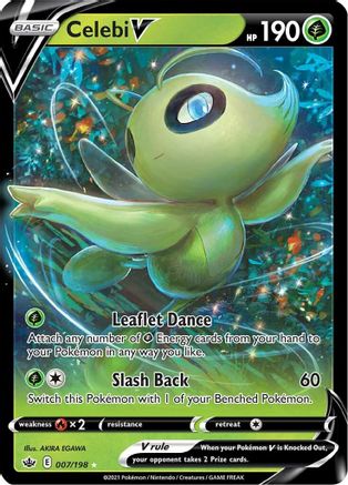 [PKM] Celebi V (007/198) [Sword & Shield: Chilling Reign]