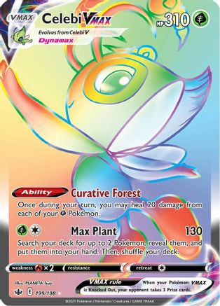 [PKM-R] Celebi VMAX (199/198) [Sword & Shield: Chilling Reign]