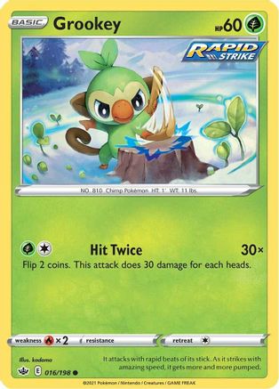 [PKM-C] Grookey (016/198) [Sword & Shield: Chilling Reign]