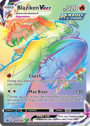 [PKM] Blaziken VMAX (200/198) [Sword & Shield: Chilling Reign]