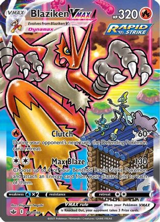 [PKM-R] Blaziken VMAX (201/198) [Sword & Shield: Chilling Reign]