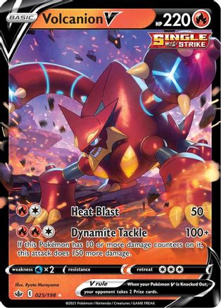 [PKM] Volcanion V (025/198) [Sword & Shield: Chilling Reign]