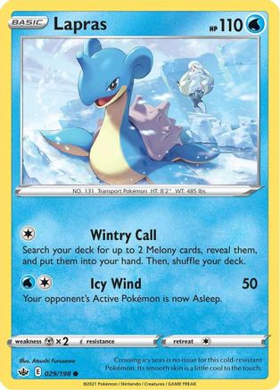 [PKM-C] Lapras (029/198) [Sword & Shield: Chilling Reign]