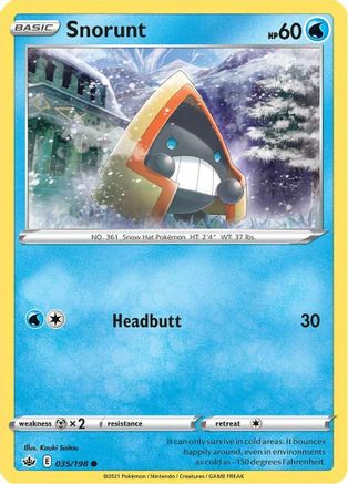 [PKM-C] Snorunt (035/198) [Sword & Shield: Chilling Reign]