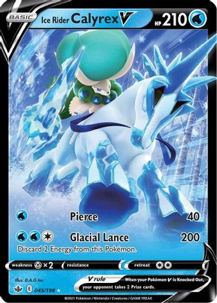 [PKM-R] Ice Rider Calyrex V (045/198) [Sword & Shield: Chilling Reign]