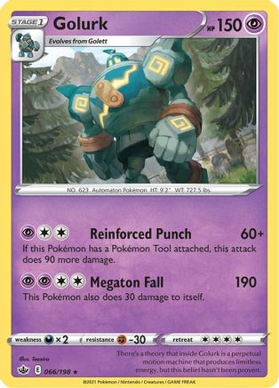[PKM] Golurk (066/198) [Sword & Shield: Chilling Reign]