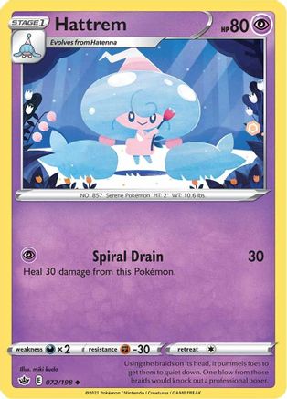 [PKM-C] Hattrem (072/198) [Sword & Shield: Chilling Reign]