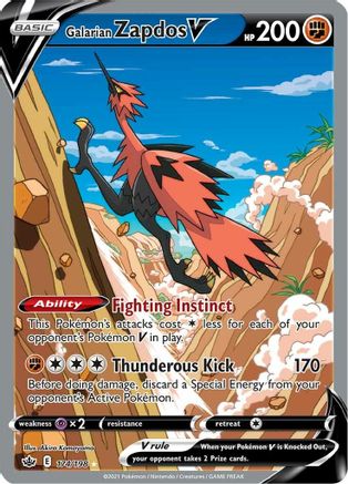 [PKM] Galarian Zapdos V (174/198) [Sword & Shield: Chilling Reign]