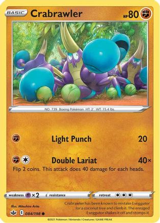 [PKM-C] Crabrawler (084/198) [Sword & Shield: Chilling Reign]