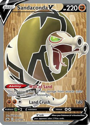 [PKM] Sandaconda V (175/198) [Sword & Shield: Chilling Reign]