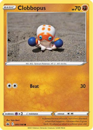 [PKM-C] Clobbopus (091/198) [Sword & Shield: Chilling Reign]