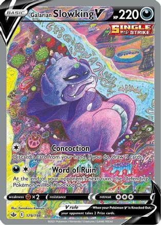[PKM] Galarian Slowking V (179/198) [Sword & Shield: Chilling Reign]
