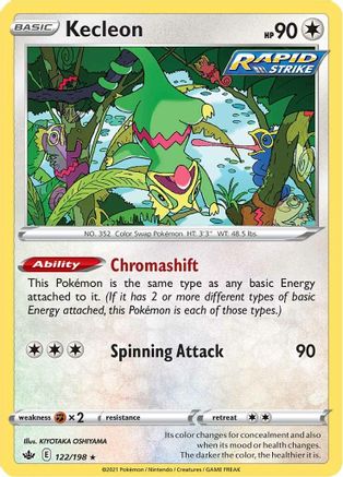 [PKM-R] Kecleon (122/198) [Sword & Shield: Chilling Reign]