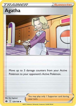 [PKM] Agatha (129/198) [Sword & Shield: Chilling Reign]