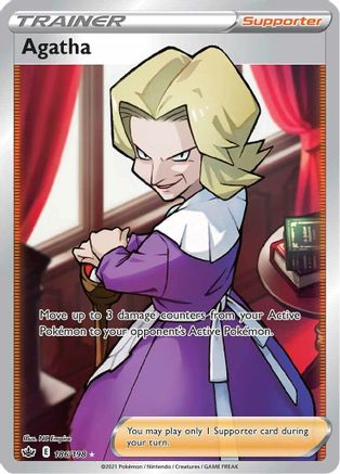 [PKM] Agatha (186/198) [Sword & Shield: Chilling Reign]