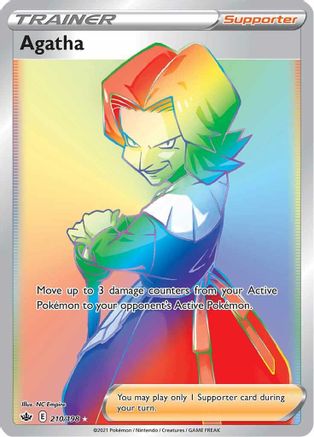 [PKM] Agatha (210/198) [Sword & Shield: Chilling Reign]