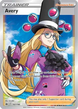 [PKM] Avery (187/198) [Sword & Shield: Chilling Reign]