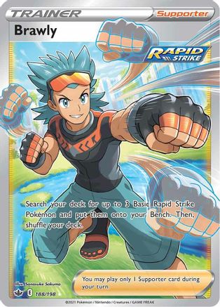 [PKM] Brawly (188/198) [Sword & Shield: Chilling Reign]