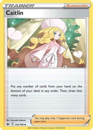 [PKM] Caitlin (132/198) [Sword & Shield: Chilling Reign]