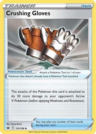 [PKM] Crushing Gloves (133/198) [Sword & Shield: Chilling Reign]