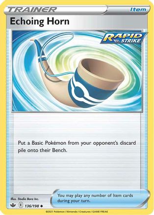 [PKM] Echoing Horn (136/198) [Sword & Shield: Chilling Reign]