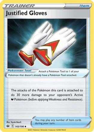 [PKM] Justified Gloves (143/198) [Sword & Shield: Chilling Reign]