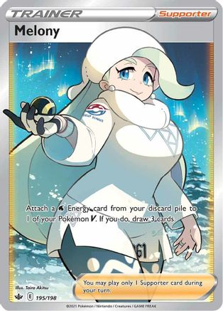 [PKM] Melony (195/198) [Sword & Shield: Chilling Reign]