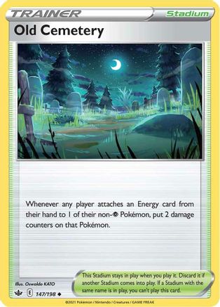 [PKM] Old Cemetery (147/198) [Sword & Shield: Chilling Reign]