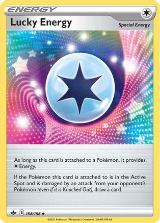 [PKM] Lucky Energy (158/198) [Sword & Shield: Chilling Reign]