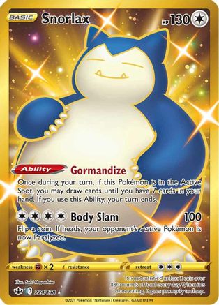 [PKM-R] Snorlax (224/198) [Sword & Shield: Chilling Reign]