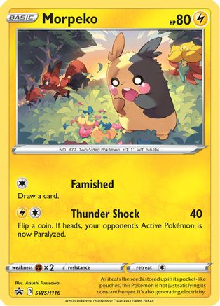 [PKM-R] Morpeko (SWSH116) [Sword & Shield: Black Star Promos]