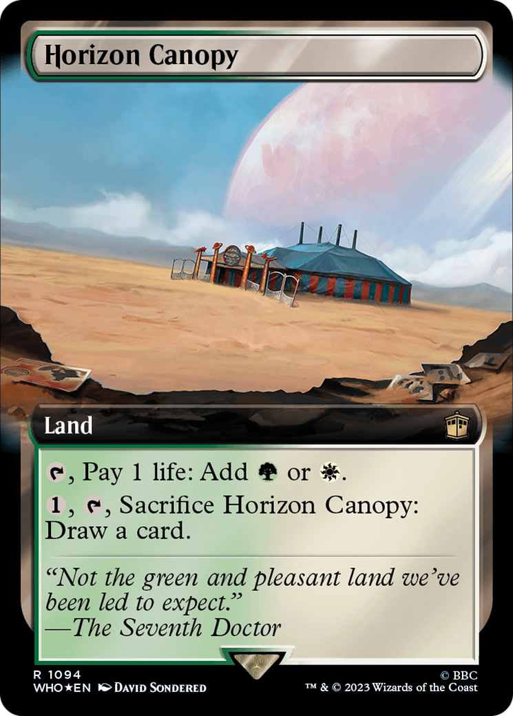 {R} Horizon Canopy (Extended Art) (Surge Foil) [Doctor Who][WHO 1094]