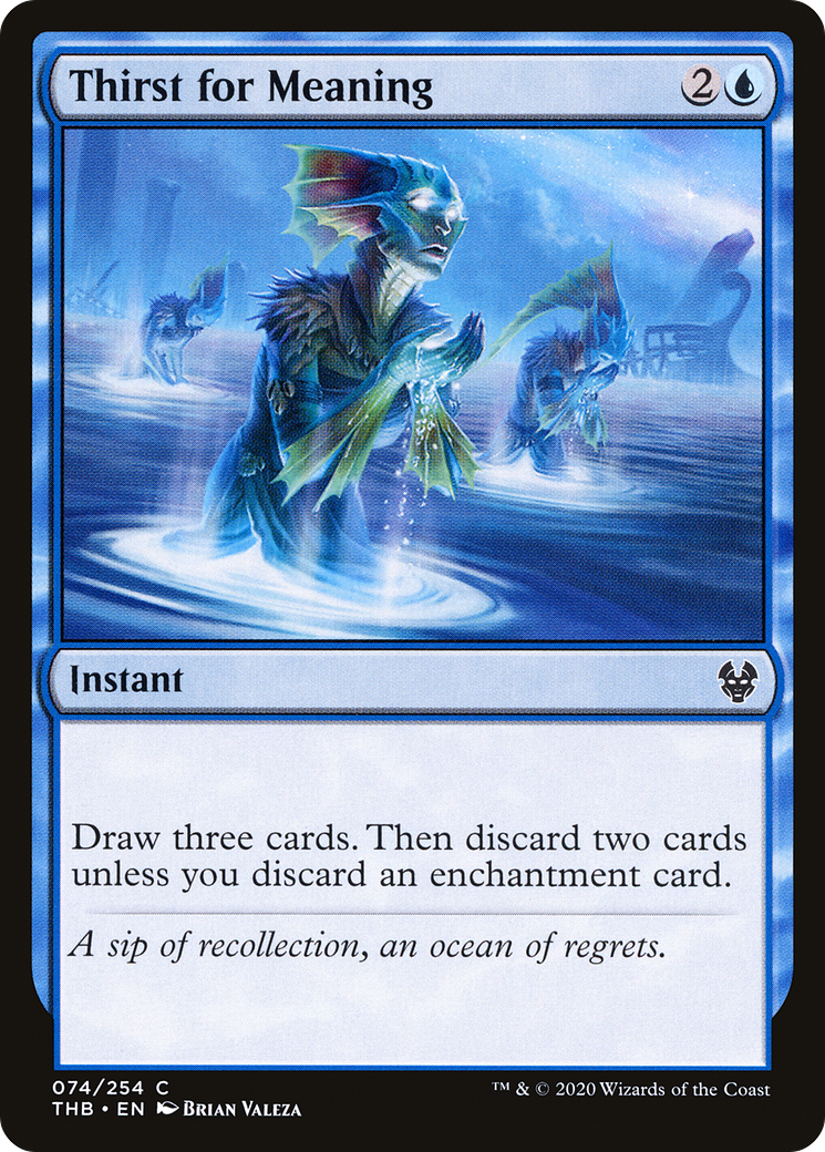 {C} Thirst for Meaning [Theros Beyond Death][THB 074]