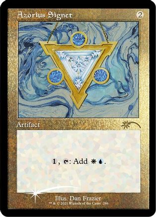 {R} Azorius Signet (Retro) (Foil Etched) [Secret Lair Drop Series][ET SLD 286]