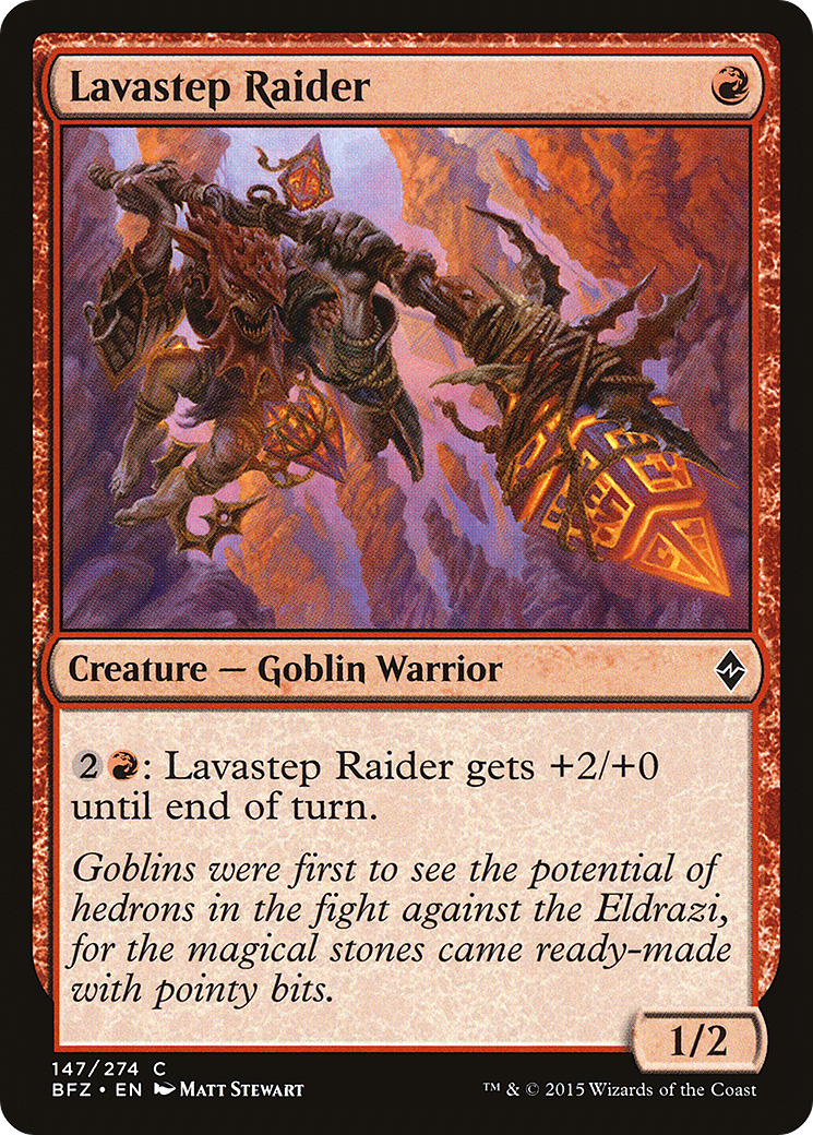 {C} Lavastep Raider [Battle for Zendikar][BFZ 147]