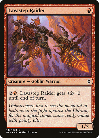 {C} Lavastep Raider [Battle for Zendikar][BFZ 147]