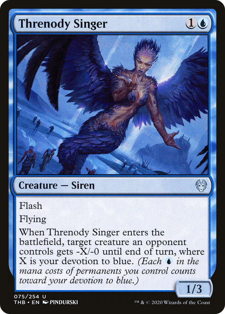 {C} Threnody Singer [Theros Beyond Death][THB 075]