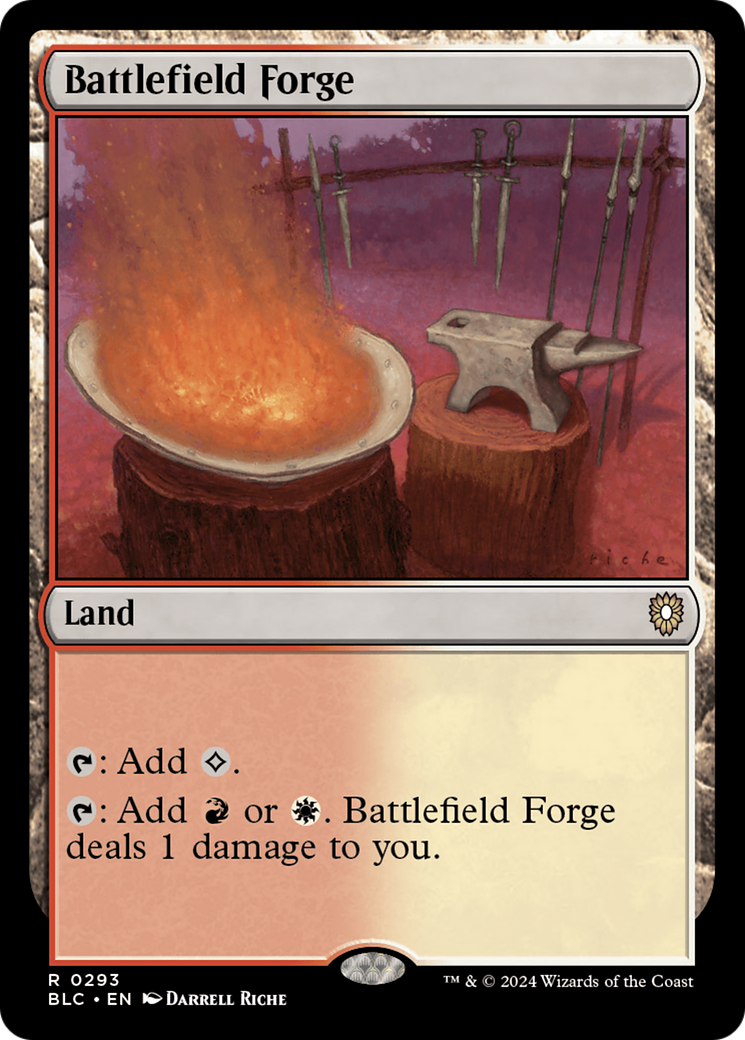 {R} Battlefield Forge [Bloomburrow Commander][BLC 293]