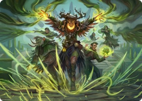 {A} Witherbloom Command Art Card [Strixhaven: School of Mages Art Series][ASTX 045]