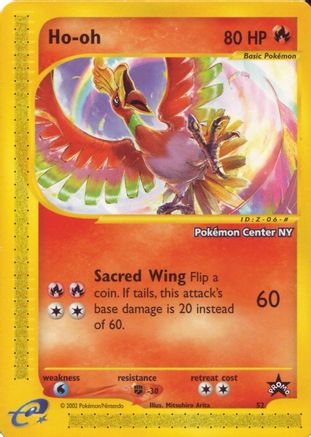 [PKM-R] Ho-oh (52) (Pokemon Center NY Promo) [Wizards of the Coast: Black Star Promos]