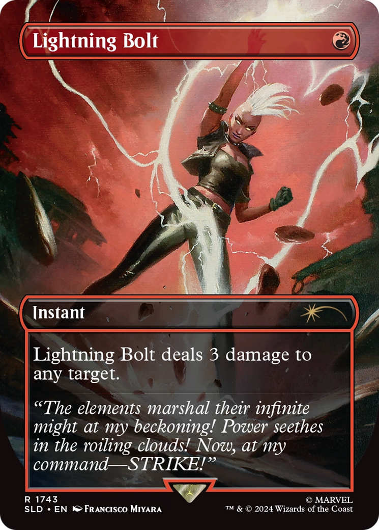 Lightning Bolt [SLD-1743]  (Borderless) Foil