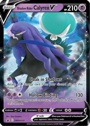 [PKM-R] Shadow Rider Calyrex V (SWSH131) [Sword & Shield: Black Star Promos]